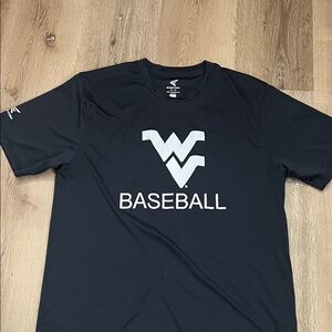Easton Black WVU Baseball Tee